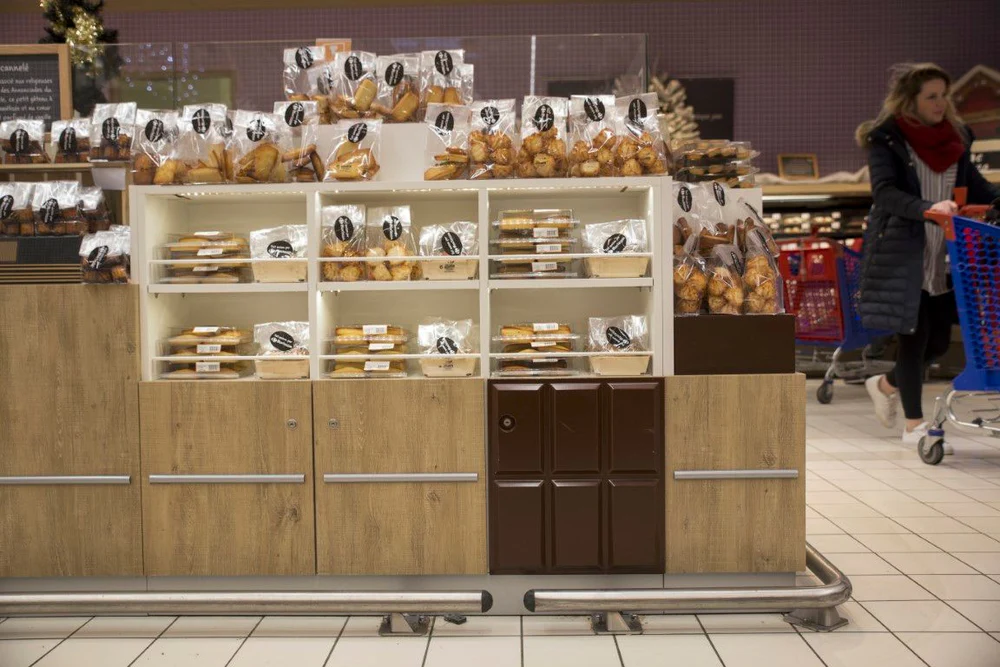 Boulangerie comptoir chêne